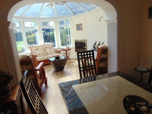 Open Plan Dining Room/Conservatory