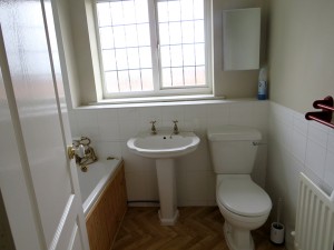 Half Tiled Family Bathroom