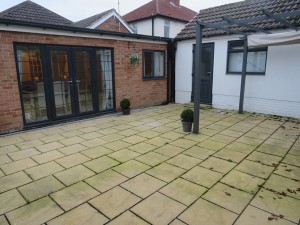Sunny Rear Garden Block Paved For Easy Maintenace