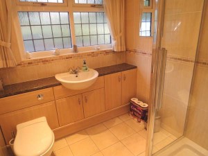 Fully Tiled Shower Room 