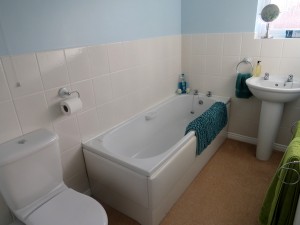 Part Tiled Bathroom 
