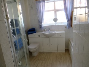 Fully Tiled Bathroom 