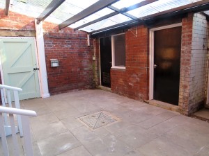 Large Enclosed Area From Front Drive Opening Onto Garden 